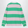 Polo Ralph Lauren Pink/emerald green striped polo