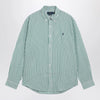 Polo Ralph Lauren White/green striped Custom-Fit shirt