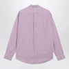 Polo Ralph Lauren White/purple striped Custom-Fit poplin shirt