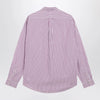 Polo Ralph Lauren White/purple striped Custom-Fit poplin shirt