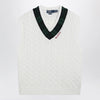 Polo Ralph Lauren Cream cable-knit Relaxed-Fit vest