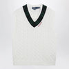Polo Ralph Lauren Cream cable-knit Relaxed-Fit vest