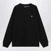 Polo Ralph Lauren Black cotton Relaxed-Fit crewneck sweatshirt