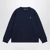 Polo Ralph Lauren Navy cotton Relaxed-Fit crewneck sweatshirt
