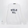 Polo Ralph Lauren White sweatshirt with logo embroidery