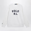 Polo Ralph Lauren White sweatshirt with logo embroidery