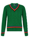 Polo Ralph Lauren V-knit With Cable Pattern