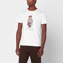  Polo Ralph Lauren White Polo Bear T-shirt Custom Slim-Fit