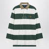Polo Ralph Lauren Green/cream striped Classic Fit polo shirt