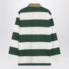 Polo Ralph Lauren Green/cream striped Classic Fit polo shirt