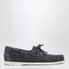 Sebago Portland Flesh Out boat moccasins in suede, blue