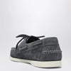 Sebago Portland Flesh Out boat moccasins in suede, blue