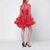 ZIMMERMANN Rebellion red bell-sleeve mini dress