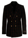 Gucci Double-breasted Check Blazer