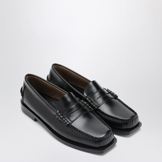 Sebago Black Madison moccasins in leather