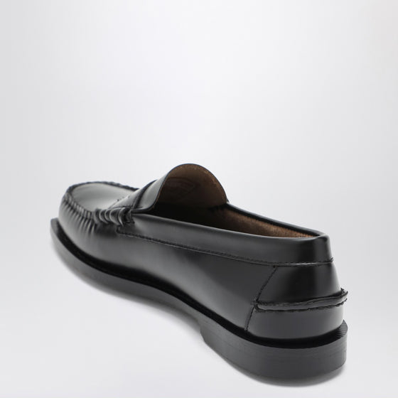 Sebago Black Madison moccasins in leather