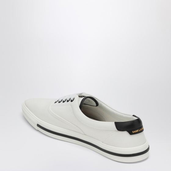 Saint Laurent Club low white canvas trainer