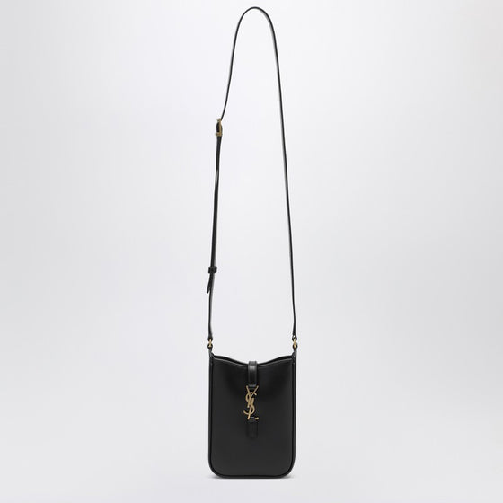 Saint Laurent Black leather 5 to 7 mini bag