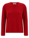 Co Red Cashmere And Silk Sweater