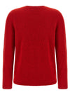 Co Red Cashmere And Silk Sweater