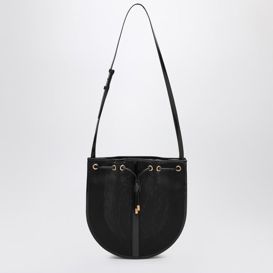 Saint Laurent Black mesh shoulder bag