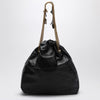 Balenciaga Crush Media black leather tote bag