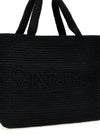 Saint Laurent Rafia Tote Bag