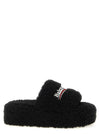 Balenciaga Furry Platform Slides