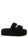 Balenciaga Furry Platform Slides