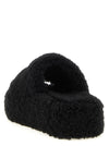 Balenciaga Furry Platform Slides