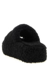 Balenciaga Furry Platform Slides