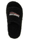 Balenciaga Furry Platform Slides
