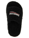 Balenciaga Furry Platform Slides