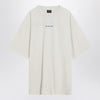 White New Balenciaga Back Medium Fit T-shirt