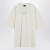 White New Balenciaga Back Medium Fit T-shirt
