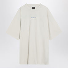  White New Balenciaga Back Medium Fit T-shirt