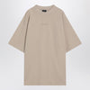 Beige New Balenciaga Back Medium Fit T-shirt