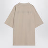 Beige New Balenciaga Back Medium Fit T-shirt