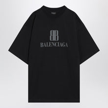  Balenciaga Faded black Nano BB Medium Fit T-shirt