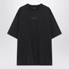 Faded black Balenciaga Back Medium Fit T-shirt