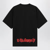 Balenciaga Salon de Couture cotton jersey T-shirt in black
