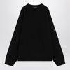 Balenciaga Black wool knit sweater