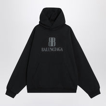  Balenciaga Black Nano BB Medium Fit sweatshirt