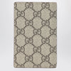 GUCCI GG Supreme fabric wallet in beige/ebony