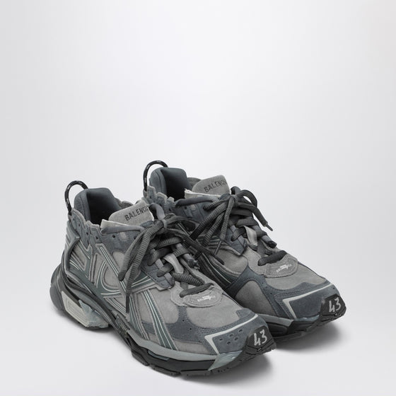 Balenciaga Runner sneakers in grey leather and textile