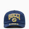 GUCCI Blue baseball cap with logo