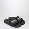 Balenciaga Pool Slide rubber sandals in black