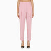Alexander McQueen Pink regular trousers with pleats