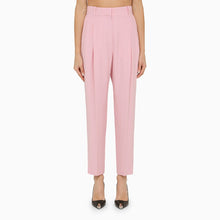  Alexander McQueen Pink regular trousers with pleats