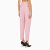 Alexander McQueen Pink regular trousers with pleats